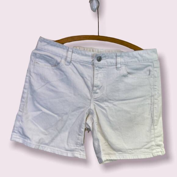 Tommy Hilfiger White Mom Shorts 8us - Picture 2 of 6